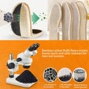 4 Pack Thick Synthetic Wool Insoles for Men Boots Winter Warm Shoe Insoles for Women Sneakers Slippers Bamboo Carbon Liners Faux Shearling Inserts for Shoes, Womens 10/ Mens 9 M US — 3
