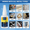 Metal Glue 100g,Ultra Strong & Waterproof Clear Liquid Super Glue for Metal — 3