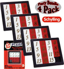 Schylling The 15 Puzzle - Number Slide Brain Teaser (4-Pack) — 1