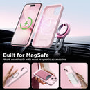 GolbinBox Magnetic for iPhone 15 Case, Silicone Cover, Chalk Pink — 3