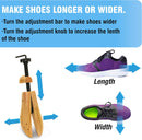 Plixio Shoe Stretcher Women and Men's Shoe Widener - Wooden Expander for Wide Feet, Bunions or Calluses (2 Pack) — 3