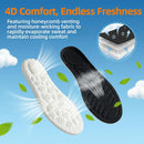 4D Cloud Memory Foam Insoles for Men & Women, Shoe Inserts for All-Day Standing, Arch Support for Plantar Fasciitis & Foot Pain Relief, Breathable for Boots and Sneakers (Men 10-11.5 / Women 11-12.5) — 6