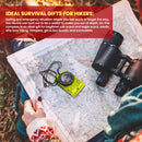 TurnOnSport Orienteering Compass - Advanced Scout Compass for Hiking, Camping, and Backpacking - Best Survival Gifts for Kids — 4
