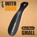 PANLOPU Metal Travel Shoe Horn 7.5" | Black — 2