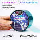 LET'S RESIN Epoxy Resin Tape, 2 in x 108 ft, Heat-Resistant Release Tape — 2