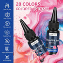 KISREL Transparent Colored UV Resin, 20 Colors Hard Type UV Resin Kit — 2