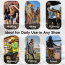 Memory Foam Insoles for Women Comfort Replacement Shoe Inserts for Women Work Boot,Running Shoes,Hiking Shoes,Sneaker,Cushions Shock Absorbing Inner Soles for Foot Pain Relief,Gray US7 — 6