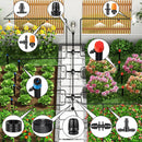 260FT Drip Irrigation System Kit, Automatic Drip Irrigation Kit with 1/2 inch Hose 1/4 inch Distribution Tubing and Accessories for Greenhouse, Yard, Lawn | 260 FT (40FT Main tube + 220FT Distribution tube) — 4