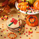 UPINS 1200Pcs Fall Colored Pony Beads for Thanksgiving Autumn Bracelets — 4