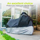 VELMIA Motorcycle Cover - Extremely Heat Resistant up to 550F, Waterproof for…