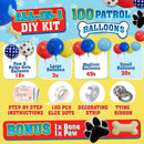 ALL-IN-1 Paw Balloons Garland Arch Kit with BONUS Dog Bone & Paw Print Balloons for Paw Birthday Decorations – Paw Balloons Backdrop, Paw Party Supplies for 3rd yo Boy — 2