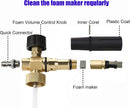 Tool Daily Foam Cannon with 1/4 Inch Quick Connector, 1 Liter, 5 Pressure Washer Nozzle Tips — 4