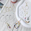 XKCWXY 483Pcs Earring Making Kit with Beading Hoops and Earring Findings — 3