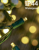 Led Christmas Net Lights for Bushes, 132LED 6FT x 6FT Connectable UL Certified Net Lights for Bushes Tree Shrubs Xmas Trunk Green Wire Christmas Decorations — 5