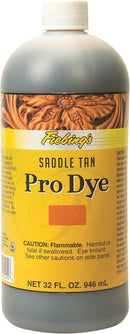 Fiebing Pro Dye 32 Oz Spanish Brown - Penetrating & Permanent Professional Oil Leather Dye — 6