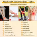 15-20 mmHg Medical Graduated Compression Pantyhose for Women Men | Medium | Black — 6