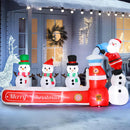 Vigdur 7FT Christmas Inflatables Outdoor Decor,Santa Claus Maker Snowman — 7