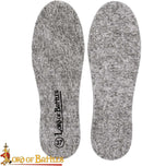 Lord of Battles Wool Felt Insoles for Boots and Shoes, Warm Breathable Felt Shoe Inserts, Winter Insoles for Men and Women (41) — 6