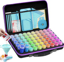 ARTDOT 60 Slots Storage Container for Diamond Art Kits for Adults, Portable Bead Storage Boxes for Diamond Painting Accessories and Tools | Black | Medium — 1