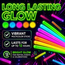 Ammy Glow Glow Sticks (205 Pcs Kit) Bulk Party Pack-100 Pack Glow Sticks with Connectors & Glasses- Party Favors for Kids 8-12- Neon Glow in The Dark Party Supplies for Birthdays & Events — 4