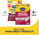Dr. Scholl's Blister Cushions Seal & Heal Bandage with Hydrogel Technology, 8 ct // Immediate & All-Day Pain Relief, Thin, Flexible & Nearly Invisible, Moisture-Infused | 8 Count — 3