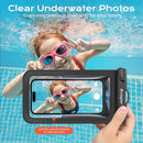 Rynapac Waterproof Phone Pouch [Up to 8.5"] - 2 Pack, IPX8 Waterproof Phone Case with Lanyard for iPhone 17 16 15 Pro Max, Touchscreen & Photograph, Cellphone Dry Bag for Beach Cruise Essentials 2026 — 4