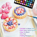 48 Colors Washable Watercolor Paint Set, with 3 Brushes Pen — 6