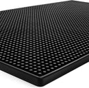 Tebery 2 Pack Black Bar Mat, 18" x 12" Rubber Dish Drying Mat for Countertop, Non Slip Cocktail Service Spill Mats… — 3