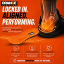 Orange Full Length F Insoles for Running, Walking & Work Shoes – Orthotic Arch Support Inserts with Deep Heel Cup, Metatarsal Support & Stability for Men's Shoe 9-9.5, Women's 10.5-11 — 2