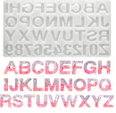 Silicone Letter Molds for Resin Casting - Alphabet Number Jewelry Making, Premium Flexible Reusable DIY Craft Molds… — 1