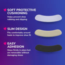 Dr. Scholl's Foam Heel Liners Inserts Helps Prevent Uncomfortable Shoe Rubbing at The Heel and Helps Prevent Shoe Slipping for Shoes That are Too Big, 3 Pair — 5