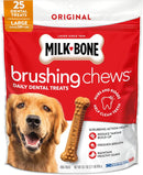 Milk-Bone Brushing Chews Large Daily Dental Dog Treats, 33.7 oz Bag