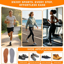 Shoe Insoles, Comfort Thin Lightweight Shock Absorption and Cushion Soles - Black — 7