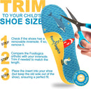 Footlogics Fun Kids Orthotic Shoe Insoles with Arch Support for Children’s Heel Pain (Sever’s Disease), Growing Pains, Flat Feet - Children’s, Pair (Kids 1-3, Yellow) — 6