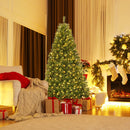 DREAMADE 6ft Prelit Christmas Tree, Xmas Tree with 1000 PVC Branch, 350 Pre-Strung Dual-Colored LED Lights, 11 Lighting Modes & Foldable Base, Artificial Christmas Trees for Home, Party, Holiday Decor — 2