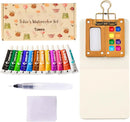 Tobios Mini Watercolor Kit, Travel Watercolor Set, Brush & Sketchbook | 12 Colors (Pack of 1) — 1
