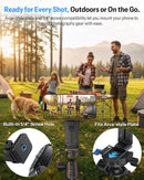 OMOTON TP02-Pro 5 in 1 Magnetic Phone Holder for Vlogging Essentials, Black photo 4
