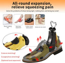 4-Way Adjustable Shoe Stretcher for Men & Women, Leather Boot Widener - Fits Wide Feet, Sneakers, Dress Shoes | yellow | 2 — 2