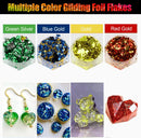Gold Flakes for Resin - 30 Metallic Colors, Craft Foil with Tweezers for Resin Art, Nail Art, Jewelry & Candle Making — 5