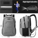 BIKROD Laptop Backpack for Men and Women, 17 Inch Large School Backpacks for Teens, Business Anti Theft Durable Travel Back Pack, Water Resistant Computer Bag, Grey | 17.3 Inch — 4
