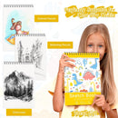 8.5 × 11 Sketch Book for Kids, 50 Sheets, Spiral Acid-Free Drawing Pad | Orange | 8.5 x 11inch(1 Pack) — 6