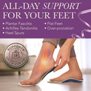 Ballotte Plantar Fasciitis Insoles, for Men & Women, 2-Pack Medium - Medium (Men's 9-10.5 / Women's 10-11.5) — 2