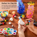 Shuttle Art Acrylic Paint Set, 16 x12ml Tubes Artist Quality Non Toxic Rich Pigments Colors Great for Kids Adults Professional Painting on Canvas Wood Clay Fabric Ceramic Crafts — 6
