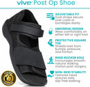 Vive Post Op Shoe - Lightweight Medical Walking Boot with Adjustable Strap — 2