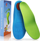 Ailaka Kids Shock Absorbing Insoles, Arch Support Sports Inserts - Green — 1