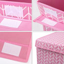 Large Toy Storage Box Chest for Kids, Sturdy Toy Box Bin Baskets with Lid — 6