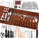 TLKKUE Leather Working Tools Leather Craft Tools for Carving Stamping — 2