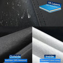 10 Layers Truck Cover Waterproof All Weather. Pickup Truck Cover Rain UV Protection. Length: 206-215 inches, Universal Fit Most Regular Cab Short Box Ford F100 Chevy C10 S10 Ram 150 250. — 2