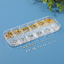 Hudinsun 1050 Pcs Silver and Gold Crimp Beads for Jewelry Making, 1.5mm 2mm 2.5mm Crimping Bead Stopper Crimp Tubes… — 5