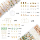 Xylise Jewelry Making Supplies Kit Natural Stone Beads for Irregular Natural Stone with for DIY Craft Bracelet… — 2